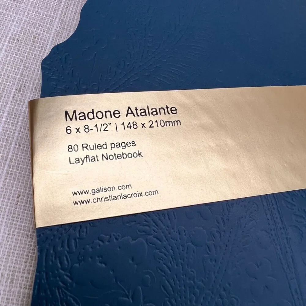 Christian Lacroix Paris Softcover Journal Les Madone Atalante Layflat Notebook